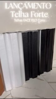 Novidade na Telha Forte 🚀
A Telha Face Felt agora ficou ainda mais completa: além do forro branco, você também pode escolher preto, preto fosco ou amadeirado.

Uma telha térmica, mais econômica e mais leve, com acabamento interno pronto, sem EPS exposto e com o mesmo visual trapezoidal da telha sanduíche tradicional.
São 15 cores externas e agora 4 opções de cores internas pra deixar sua obra mais bonita e funcional.

👉 Peça seu orçamento
📍 Rua Sebastião Esteves Germano, 49 – Jd. Nova Itapevi | Itapevi – SP
📲 (11) 91742-9263

#TelhaFaceFelt #NovidadeTelhaForte #CoberturaInteligente